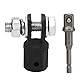 1/2in Auto Scherenwagenheber Adapter, Scherenwagenheber Bohrer Adapter Schlagschrauber 13/16in Lug Wrench, Ratsche oder Standard Drive Sockets für Schlagbohrmaschinen Socket Jack