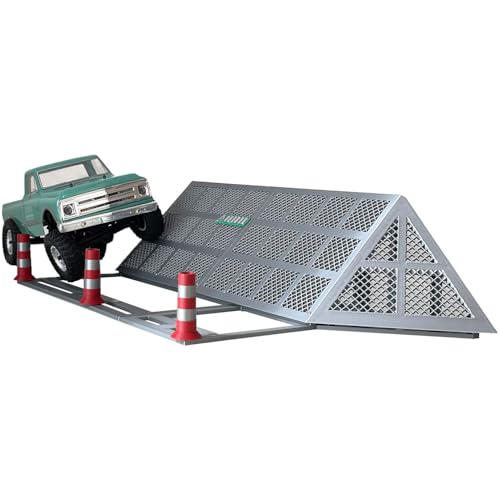 AUHU RC Side Slope Challenge Obstacle Bridge for scx24 trx4m fcx24 1:18 1:24 Scale RC Crawler Truck (No Vehicle Included)