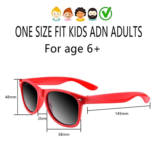 Image of TUPARKA 12 Pack Kids Sunglasses in Bulk Kids School Party Goody Bag Fillers for Birthday Party Beach Pool Party