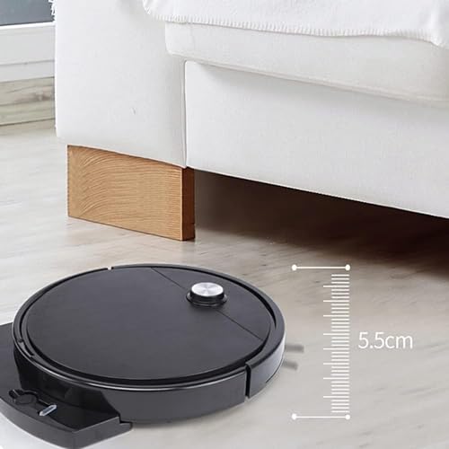 Image of Chetsavz -Robotic-Mop-Smart-Automatic-Cleaner-Robot-Charging-Remote-Control-Wireless-Sweeping-Mopping-Dry-Wet-Cleaning-Machine-(Black)-Multicolor