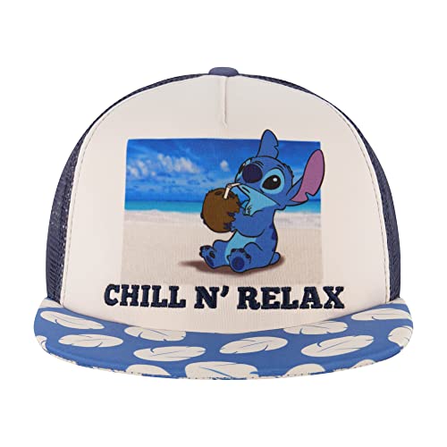 Casquette de baseball Disney Stitch multicolore avec motif vagues de la mer ocean tides
