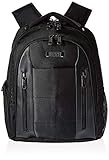 Kenneth Cole Reaction Keystone Business 17' Laptop Computer Checkpoint Friendly Backpack for School, Travel, Work, Black