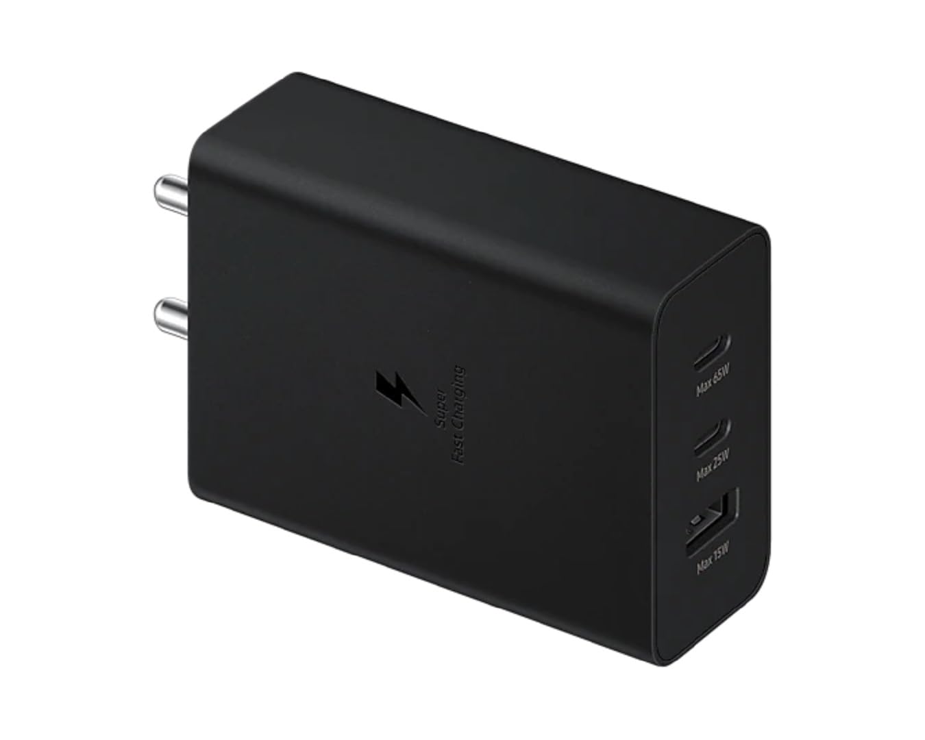 Original Samsung 65W Tri Port,Type-C & USB-A,Super Fast Charger Compatible for Samsung Mobiles S24/S24 Plus/ S24 Ultra/ S23/ S23FE / S23 Ultra/ (Cable not Included),Black,Tablet (B0D7S5BHGK) Amazon Price History, Amazon Price Tracker