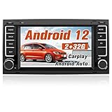 AWESAFE Autoradio für VW Touareg Transporter T5 Multivan, Android...