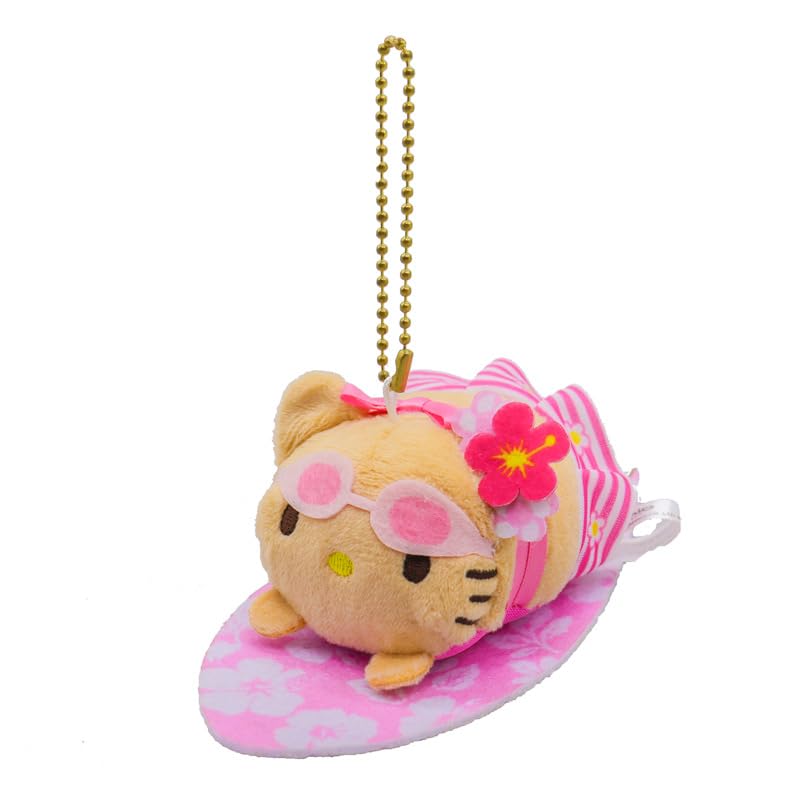 ハローキティ ビーチスタイルぬいぐるみ 日焼けキティ　3点セット フラゲレビュー】sweet（スウィート）2025年8月号《特別付録》HELLO