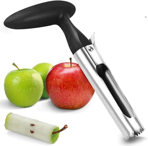Vide pomme, Dénoyauteur de pommes, lame en acier inoxydable de qualité alimentaire, facile à dénoyauter, pour poires, poivrons, pommes, pour la maison, la...