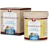 SwissMedicus Bálsamo de caballo forte – efecto frío - de 500 ml - que contiene extractos de 25 hierbas - Consuelda - castaño de Indias - enebro - árnica y eucalipto - Fyzio Gel