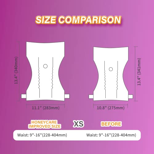 Image of HONEY CARE All-Absorb Disposable Female Dog Diapers Extra Small Size, Improved, Super Absorbent, Breathable, Wetness Indicator, 50 Count (Pack of 6)