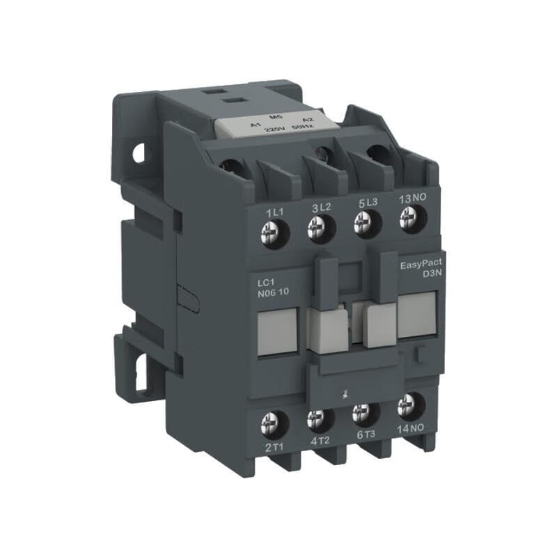 Contacteur tripolaire de puissance modèle LC1N0601B7N avec contact NF