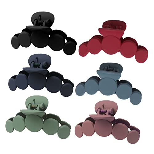 MUSISALY 6個色のエレガントなヘアクロークリップ お風呂や日常使いになヘ