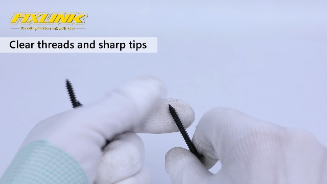 Image of Wood Screws 1 /2 Inch, FIXLINK Premium Flat Head Phillips Black Wood Screws 135 PCS, Self Tapping Electrophoresis Used in Indoor Furniture, Woodworking (#6 x 1 /2 inch) (Pack of 4)