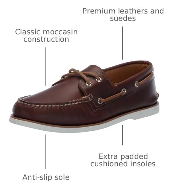 Image of Sperry Mens Gold Cup Authentic Original 2-Eye Boat Shoe