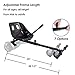 Hoverboard Go Kart Seat Attachment Hoverboard Accessories Conversion Kit, Adjustable Frame, Suitable for Kids Adults, Compatible with 6.5'' 8'' 10'', Transforming into Go-Kart, Pink
