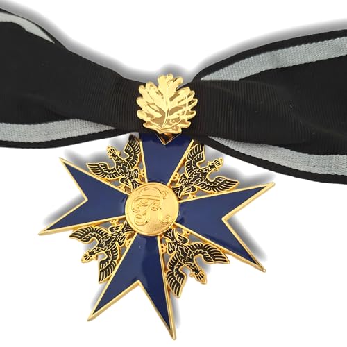 FREECROWS Order of The Black Eagle - Highest Order of Chivalry in The Kingdom of Prussia - Prussian Military Medal - Rare Replica