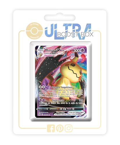 Mimiqui VMAX 069/172 - Ultraboost X Epée et Bouclier 9 Stars Étincelantes - Coffret de 10 Cartes Pokémon Françaises