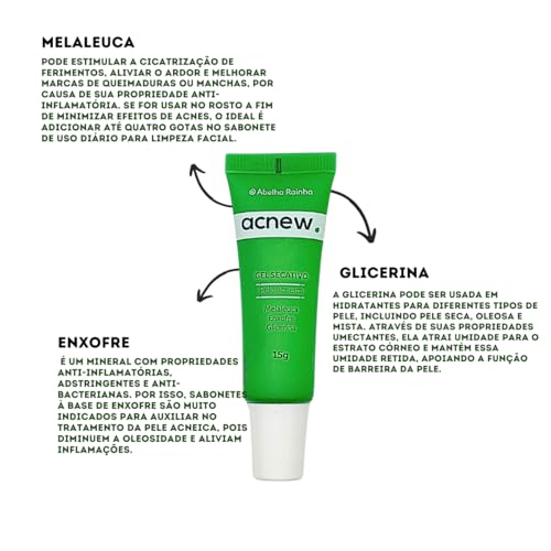 Kit Skin Care Cuidado Facial Acnew - Abelha Rainha