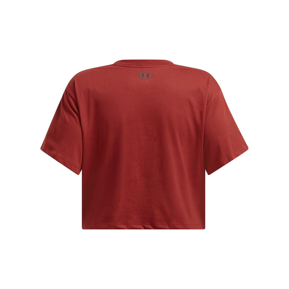 Under Armour T-Shirt à Manches Courtes avec Logo Court pour Femme