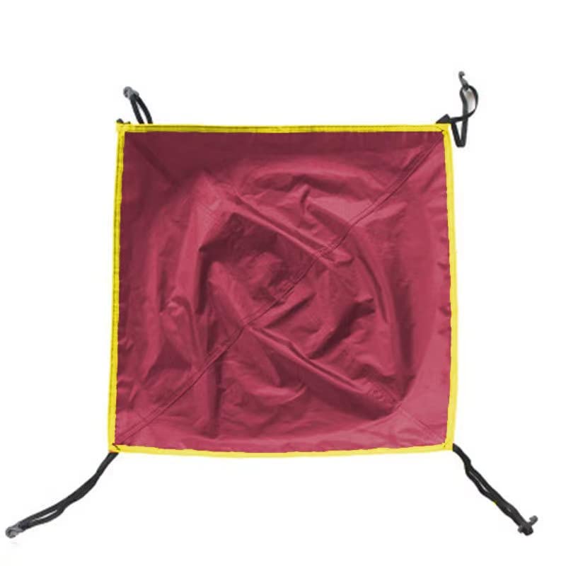 Tent Skylight Tent Top Cover Camping Replacement Top Cap Shade Protection Roof Vent Cover Top Canopy Waterproof for Home Tent Tarp Canopies Gazebo Hiking (Red)