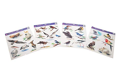 Bird Window Clings - 25 Anti Collision Decals to Prevent Bird Strikes on