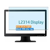 Vaxson 2 Pièces Anti Lumière Bleue Film Protecteur d'écran, compatible avec HP L2314 23' Monitor [pas en Verre Trempé] Neuf Screen Protector Guard