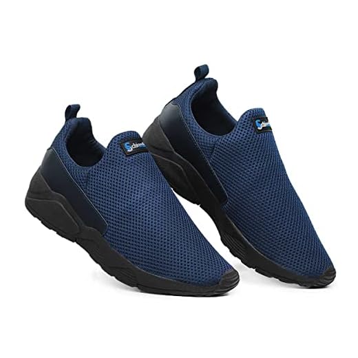 Genérico Tênis Masculino Slip On Esportivo Comfort Sem Cadarço Com Tela Respirável Calce Fácil Azul Tamanho 36 e 45