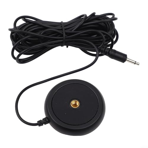 3.5mm Audio Calibration Measurement Microphone for Home Theater Receiver Systems and Conference Equipment Enhance Speaker Output Levels