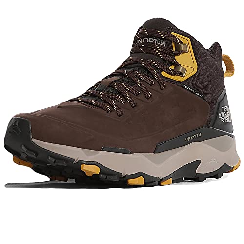THE NORTH FACE Zapatos de Caminar para Hombre Vectiv Exploris Mid, Deep Brown TNF Black, 42 EU THE NORTH FACE Zapatos de Caminar para Hombre Vectiv Exploris Mid, Deep Brown TNF Black, 42 EU
