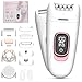 Epilator for Women Cordless & Rechargeable, 2 in 1Electric Hair Removal Device, Women's Razor for Legs Underarms Bikini Pubic Hair Trimmer, Portable Trimmer Ladies Shaver for Gentle Hair Removal
