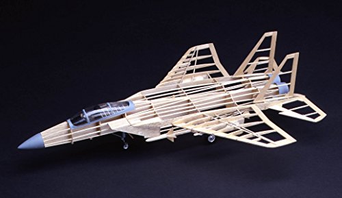 Maquette en bois F-15 Eagle jet de chasse miniature à assembler