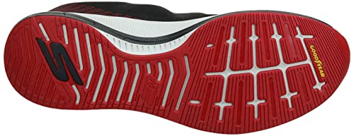 Tênis Go Run Pulse-Strada, Skechers, Masculino, Preto/Vermelho, 40