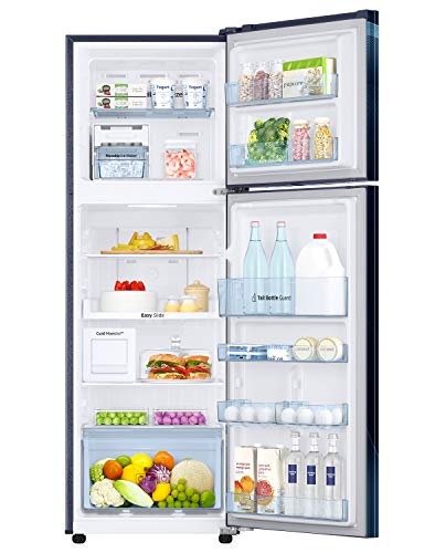 Image of Samsung 265 L 3 Star Inverter Frost Free Double Door Refrigerator(RT30A3A234U /HL,Rythmic Twirl BLUE)