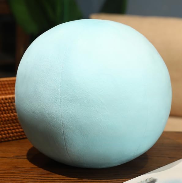 OUKEYI 10.6Inch/27cm Super Cute Sun Plush Soft Pillow, Soft and realisticNeptune, Jupiter, Uranus, Venus, Mercury stuffed plush toy for learning science, astronomy, space, blue planet, toy (Uranus) โ image 1