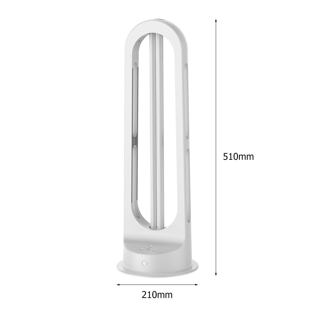 Lámpara de esterilización UV de control remoto 36W, luz germicida UVC Touch Tubo de luz germicida UV Luces de esterilización para el hogar del hotel
