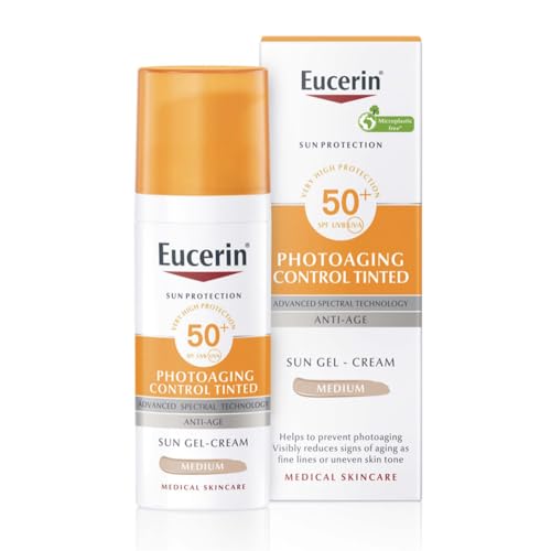Eucerin Sun Photoaging Control SPF50+ Crema Solare Viso Colorata Naturale 50 ml