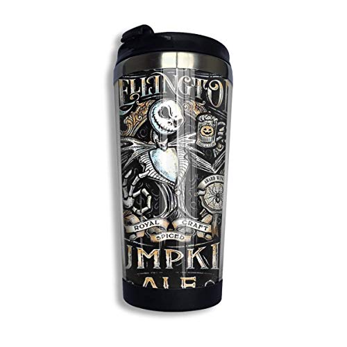 Pesadilla antes de Navidad XBYC Skellingtons Pumpkin Ale Vaso de acero inoxidable con aislamiento al...