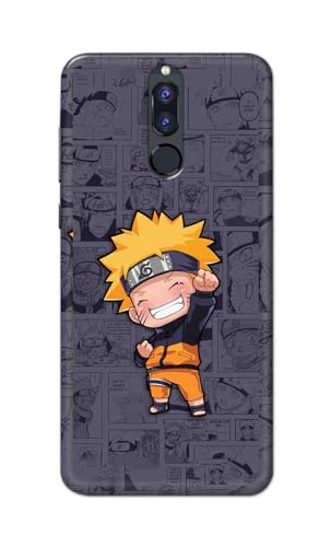 Image of Plastic Printfidaa Printed Hard Back Cover Case For Huawei Mate 10 Lite | Huawei Nova 2I | Honor 9I Back Cover (Famous Anime Cartoon Character) -112, Grey