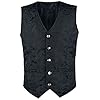 Altana Industries Brocade Vest Vest zwart