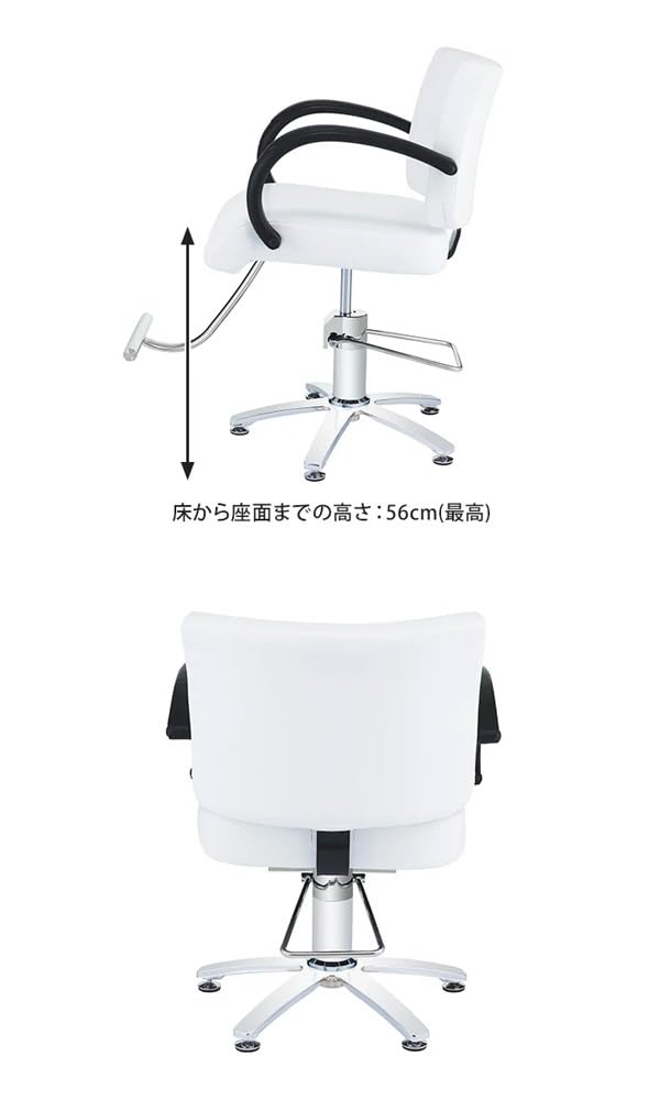 Amazon.co.jp: スタイリングチェア ST-629 オフホワイト [ チェア 椅子