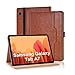 Vkooer Case for Samsung Galaxy Tab A7 10.4” Case 2022 2020(SM-T500/ T503/ T505/ T507/T509) PU Leather Folio Flip Cover Multi-Angle Viewing Smart Stand Cover with Pocket Auto Wake/Sleep - Brown