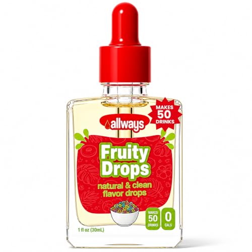 Image of Allways Drops Fruity Water Enhancer | Sugar Free | 50 Servings