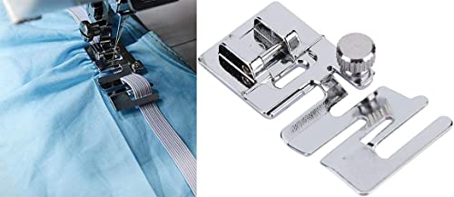 Pie prensatelas elástico para máquina de coser doméstica