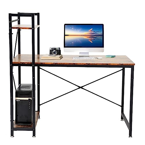 Sharplace Miniatur Schreibtisch 1:12 - Puppenhaus Holzschreibtisch In Schwarz