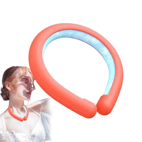 Tubo De Enfriamiento Del Cuello | Ventilador De Hielo De Hielo De Cuello Portátil Reutilizable Ventilador Colgante De Hielo Con Manos Libres | Prevención De Golpes De Calor Para El Calor Extremo Para