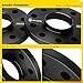 YHTAUTO 5x130mm Hubcentric Wheel Spacers 15mm Fits Audi, Porsche, Volkswagen Models: Q7, Cayenne, 911, Touareg, Boxster, Forged Tire Spacers 15mm with M14x1.5 Studs 71.6mm Hub Bore 2PCS, Black