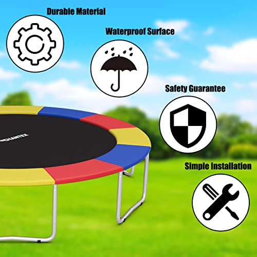 image for Giantex Trampoline Pad, 8ft 10ft 12ft 14ft Trampoline Replacement Safe