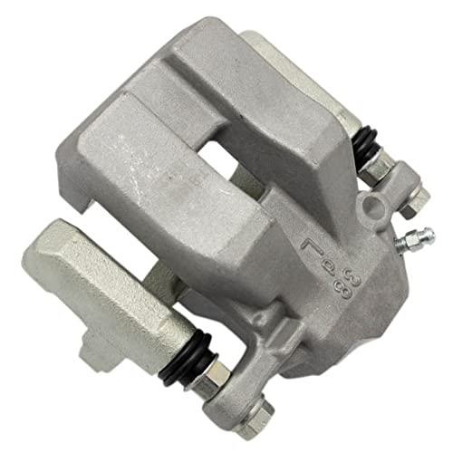 Image of TRQ Rear Brake Pad and Rotor Set Ceramic G Coated Rotors Calipers