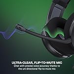 Turtle Beach Atlas 200 Wired Multiplatform Gaming Headset for Xbox, PlayStation, PC w/ 3.5mm Wired Connection - 50mm Nanoclear Drivers, Flip-to-Mute Mic, Memory Foam Cushions - Black - Image 4
