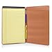 Legal Size Padfolio, 8.5 x 14 Inch Portfolio Folder for Legal Pad, Professional Padfolio for Job Interviews, Business Meetings, and Attorneys (Saddle Tan)