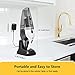 Hand Vacuum Cleaner, 9000PA Powerful Suction Handheld Vacuum Cordless Rechargeable Hand Vac,14.8V HEPA Dual Filtration with Quick Charge, Lightweight Wet Dry Vacuum for Home Car Carpet Stairs Pet Hair