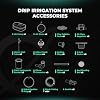 Mars Hydro DWC Hydroponics Grow System 5 Gallon Deep Water Culture with 8W Air Pump, Multi-Purpose Air Hose, Air Stone, 2 Buckets and Top Drip Kit #5